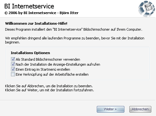 BI Internetservice - Bjrn Itter - Downloadanweisung
